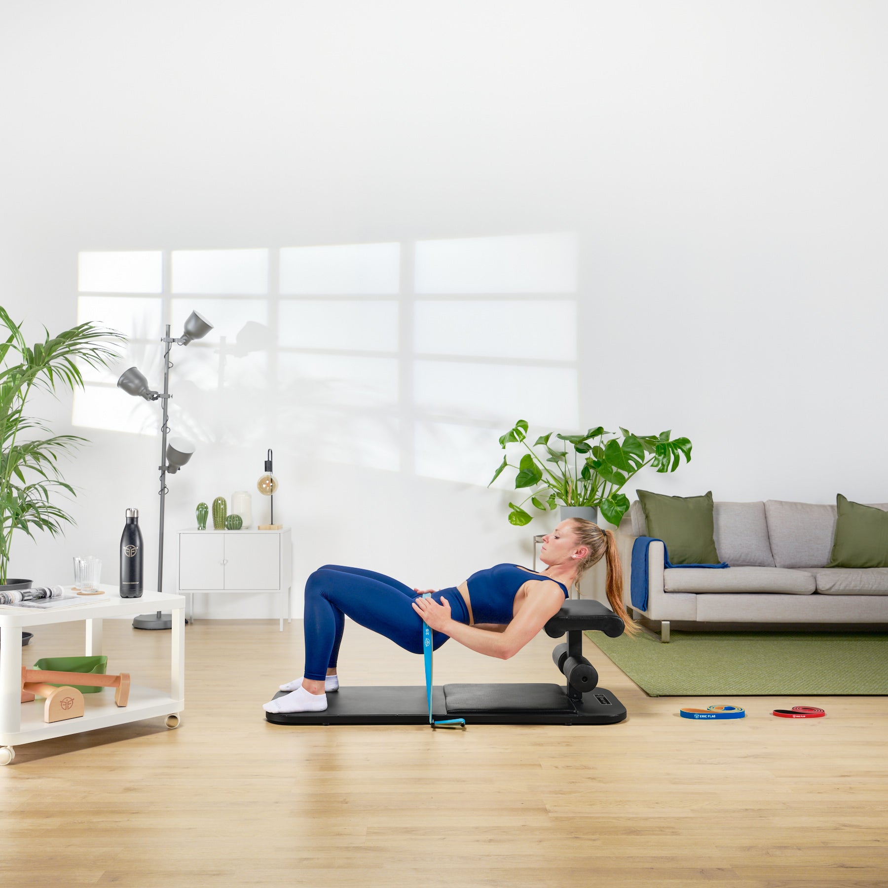 hip thrust sur banc de musculation