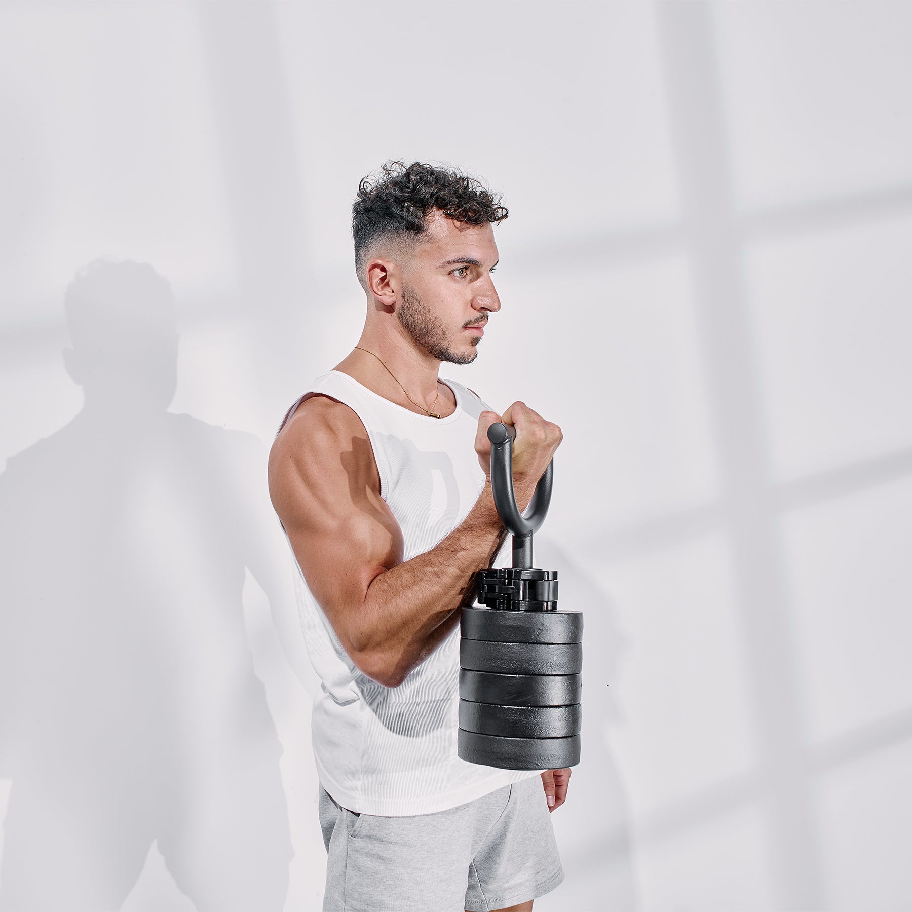 kettlebell curl biceps